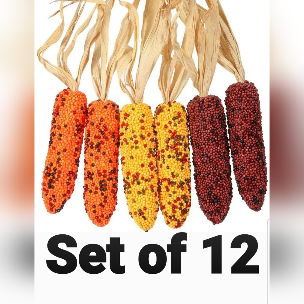 12 Pack Decorative Ornamental Corn
